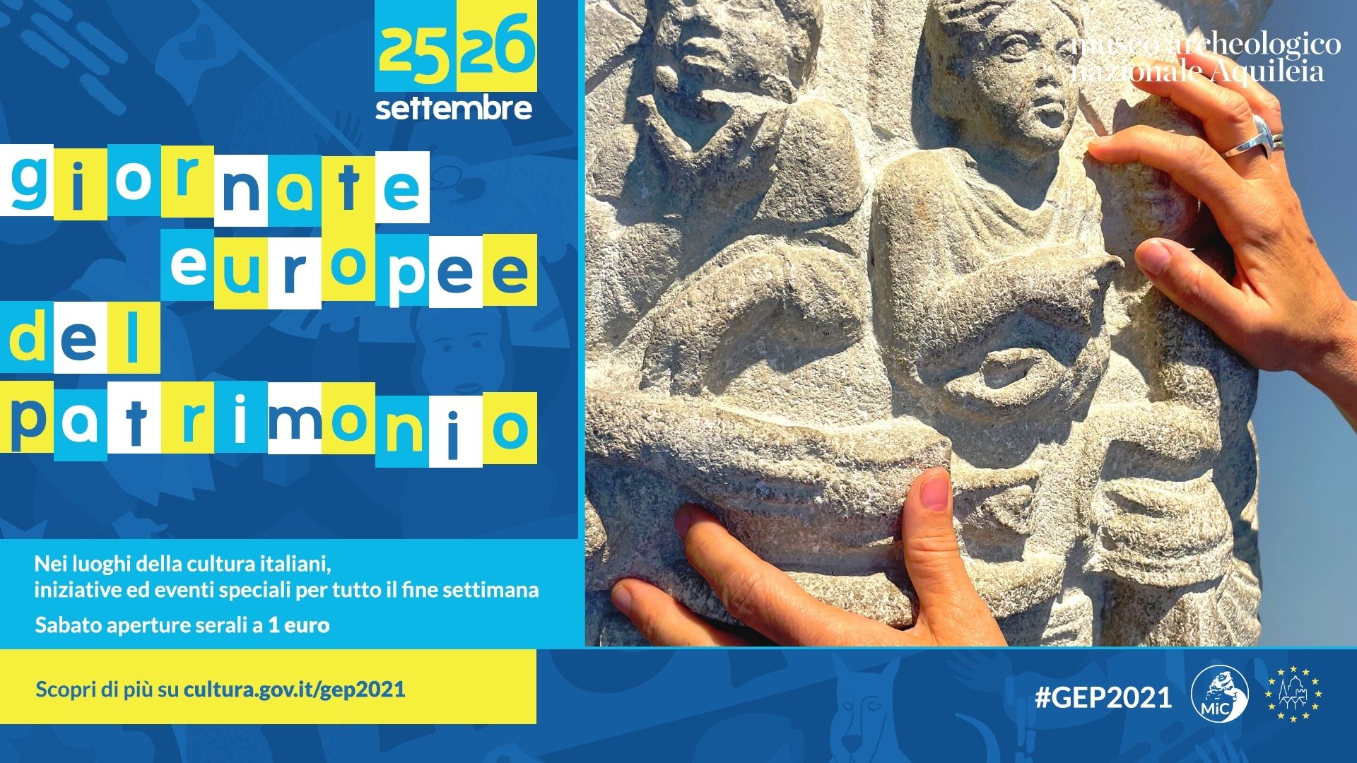 Patrimonio culturale: Tutti inclusi! - Percorsi tattili su reperti originali